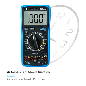Multimètre numérique à gamme automatique <span class=keywords><strong>SUNSHINE</strong></span> DT-17N avec écran LCD, testeur de tension, garantie 1 an pour outils de réparation de téléphones mobiles - Product Image 3