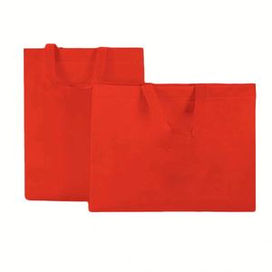 Sacs fourre-tout en tissu non tissé personnalisés avec logo ECO, sacs fourre-tout de shopping recyclables, sacs fourre-tout cadeaux en gros - Product Image 3