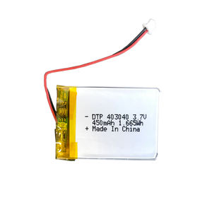 Batería de Iones de Litio 403040 450mAh 3.7V, Precio de Fábrica al por Mayor, Polímero en Oferta, Polímero Personalizado - Product Image 2