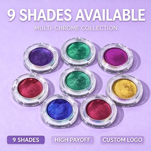 Machen Sie Ihren eigenen Lidschatten Single Case Shimmer Glitter Chamäleon Lidschatten Pigment Vegan Lidschatten Private Label Makeup Lidschatten - Product Image 4