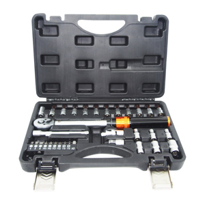 Juego de brocas de llave dinamométrica personalizable de 1/4 ", 2-30Nm, 21 Uds., para <span class=keywords><strong>bicicleta</strong></span>/motocicleta, herramientas de mantenimiento, llave dinamométrica de acero al <span class=keywords><strong>carbono</strong></span> - Product Image 3