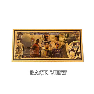 Collezione di banconote placcate in oro 24K <span class=keywords><strong>Cristiano</strong></span> <span class=keywords><strong>Ronaldo</strong></span> 9 Designs 2026 - Product Image 2