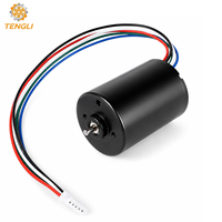 Motor BLDC 2838 de 7.4V 12V 24V 5300-9200 RPM, Motor de CC sin Escobillas de Imán Permanente para Herramientas Eléctricas