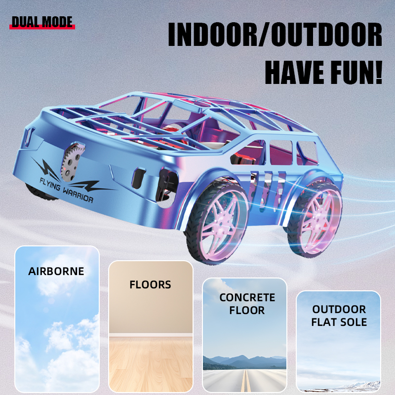 RC Quadcopter Car with LED Lights