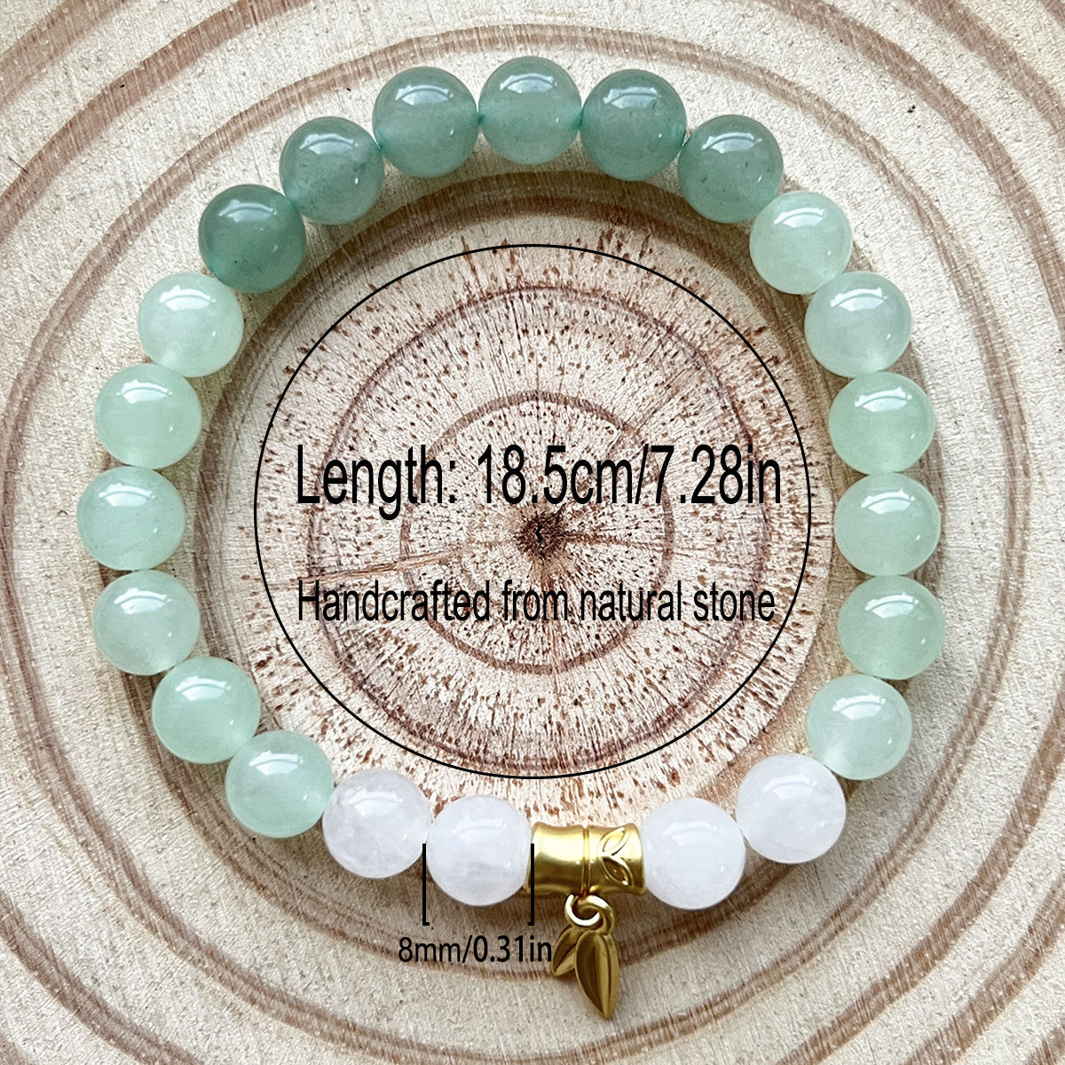 Healing Crystal Bracelet for Abundance Prosperity Energy Balancing Beads  for Men and Women Gemstone Stretch Bracelet