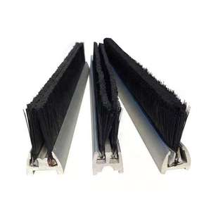 Fabriek Aangepaste Standaard Varkenshaar Lengte Stofdicht Aluminium Deur <span class=keywords><strong>Nylon</strong></span> Borstel <span class=keywords><strong>Strip</strong></span> - Product Image 2
