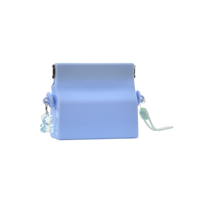 Petit sac bandoulière portable en silicone avec breloque ours mignon, mini pochette pour clés, pièces de monnaie, cartes, écouteurs, rouge à lèvres