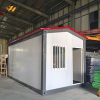 Casa Contenedor Prefabricada de 20 pies con Estructura de Acero Galvanizado, para Hotel, Taller, Vivienda y Almacenamiento de Energía