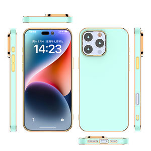 เคส TPU แบบนิ่มสำหรับ <span class=keywords><strong>iPhone</strong></span> 16 15 <span class=keywords><strong>14</strong></span> 13 12 <span class=keywords><strong>PRO</strong></span> <span class=keywords><strong>MAX</strong></span> เคสด้านหลังดีไซน์หรูหราพร้อม6D มือถือ - Product Image 3