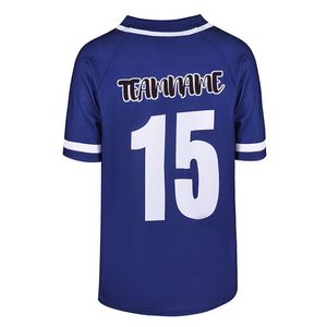Chemise à boutons de nouvelle conception 2024, 100% polyester, meilleurs uniformes, jersey de baseball personnalisé pour les jeunes, pull d'équipe - Product Image 4