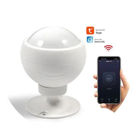 Tuya Smart Home Zigbee/WiFi Mini Hub Giám Sát Cảm Biến Chuyển Động Hồng Ngoại Góc Rộng Để Phát Hiện An Ninh Gia Đình Của Con Người