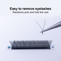 0.05 0.07mm YY Forme Eye Lashes C D Curl Private Label Extensions de Cils Volume Lash Extension
