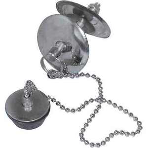 Couvercle de trou en acier inoxydable avec capuchon en caoutchouc Couvercle de réservoir Ø 27 - Product Image 1