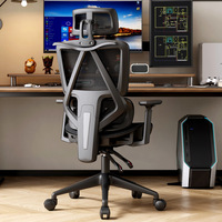Vente en Gros Chaise de Bureau Exécutive Ergonomique Moderne à Dossier Haut, Pivotante, avec Accoudoirs Réglables 3D et Revêtement Entièrement en Maille