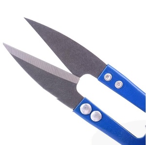 Small U-Shaped Spring Yarn Scissors Cross Stitch Thread Scissors Household Colored <b>Sewing</b> Needlework - Product Image 3