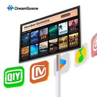 Tablette TV 23,8/27/32 pouces, écran tactile intelligent Android, support TV rotatif pour utilisation en intérieur, TV portable 1080p 4K/2K
