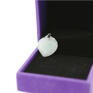 จี้หัวใจทองคำขาว18K เครื่องประดับแฟชั่นสร้อยคอผู้หญิงจี้หรูหรา - Product Image 1