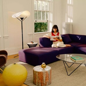 Y-Shaped <b>Floor</b> <b>Lamp</b> Led Light Source Red <b>Orange</b> Black White Indoor Outdoor Living Room <b>Lamp</b> - Product Image 4