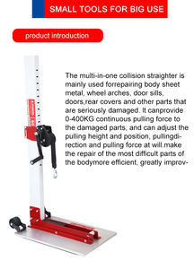 Sistema di Tirabolli Leggero FUNISI LT400 Strumento per Riparazione Carrozzeria Auto con Base in Alluminio per Autofficina Massima Forza di Trazione - Product Image 3