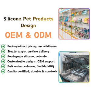 कस्टम लोगो वाटरप्रूफ सिलिकॉन नरम पर्यावरण के अनुकूल कुत्ते और बिल्ली प्रशिक्षण काटने-प्रतिरोधी उपकरण - Product Image 1