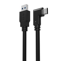 Accessoires de téléphone d'appel câble usb 16ft 5Gbps type c Angle droit 3.2 Gen1 USB C pour VR Quest HD VR link
