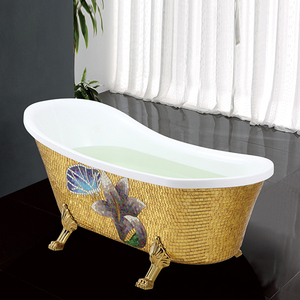 Freestanding with Mosaic <strong>Surround</strong> Pakistan Unique <strong>Acrylic</strong> Free Standing Bathroom Soaking <strong>Tub</strong> Bath <strong>Tubs</strong> and Showers Luxury
