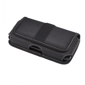 Fondina Orizzontale in Nylon per Cellulare, per iPhone 17 16, <span class=keywords><strong>Samsung</strong></span>, Moto - Custodia in Tela da Cintura con Clip/Passanti - Product Image 2