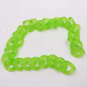 Solid Color Open Combination Plastic Acrylic Chain Link Buckle Manual Detachable Bag Decoration Glasses Jewelry Chain