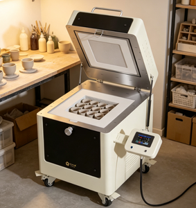 Four électrique à céramique, four à poterie mobile à commande numérique, économe <span class=keywords><strong>en</strong></span> énergie, pour studio à domicile, école, artisanat artistique, émaillage - Product Image 1