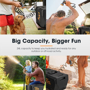 <span class=keywords><strong>Réservoir</strong></span> d'<span class=keywords><strong>eau</strong></span> électrique sous pression 24L pour toit de véhicule, douche portable, <span class=keywords><strong>eau</strong></span> douce pour <span class=keywords><strong>camping</strong></span> - Product Image 6