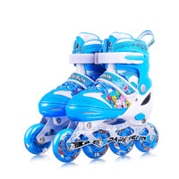 Patins à roulettes pour enfants, garçons et filles, à roulement ABEC-7, avec boucle de sécurité en métal réglable, 4 roues en PU, à éclairage intégral, pour l'extérieur, vente chaude