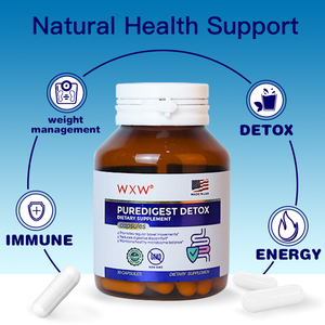 Fournisseur en gros de capsules détox de la marque WXW, brûleur de graisse, étiquette privée, gestion du poids, capsule minceur - Product Image 3