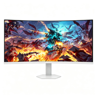 Monitor Komputer Baru 34-Inci 4K 60Hz HDR VA 21:9 Hitam Waktu Respons 5ms Tinggi Dapat Disesuaikan Dudukan Putar Port DP Ganda