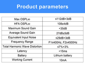 Prothèses auditives rechargeables invisibles pour les personnes âgées Amplificateur de son numérique à réduction de bruit pour la perte auditive - Product Image 5
