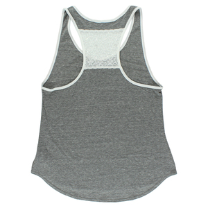 Adidas donna XL Los Angeles Lakers serbatoio energizzato da palestra tessuto a maglia traspirante grigio/bianco/viola con Logo personalizzato - Product Image 3