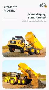 Camión Volquete de Control Remoto Huina 1553 de 11 Canales, Semi Aleación, Escala 1:16, Juguete Eléctrico <span class=keywords><strong>para</strong></span> Niños, Regalo de Navidad - Product Image 6