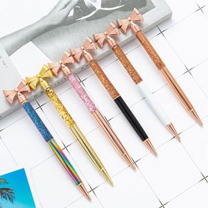 Wholesale Metal Creative <b>Ballpoint</b> <b>Pen</b> Cute Bow Metal <b>Pen</b> Into Oil Neutral <b>Pen</b> - Product Image 4