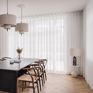 Rideaux en tulle de style moderne personnalisables, cantonnières en tulle de style moderne personnalisables - Product Image 3