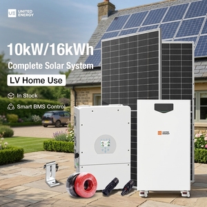 Système <span class=keywords><strong>solaire</strong></span> hybride Deye 10 kW, batterie LFP de qualité A 10 kW/16 kWh, solution <span class=keywords><strong>solaire</strong></span> tout-en-un - Product Image 1