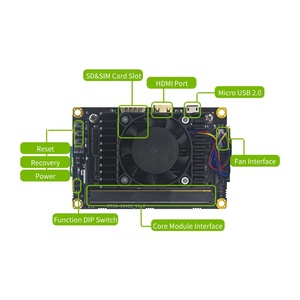 Kit Xavier Nx (realtimes02) Petit supercalculateur IA pour l'informatique avec ventilateur de refroidissement et alimentation électrique Realtimes02 Jetson Xavier Nx - Product Image 3