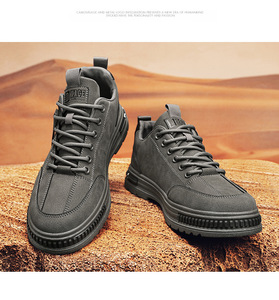 Zapatos de Trabajo Modernos para <span class=keywords><strong>Hombre</strong></span>, Colección Otoño, Resistentes al Desgaste, Protección Laboral, Cierre con Cordones, Malla, Plantilla de Goma - Product Image 5