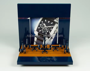 Luxury Custom Design Eco-Friendly Watch <strong>Display</strong> <strong>Stand</strong> with C-Type Clip for Store <strong>Display</strong> - Product Image 3
