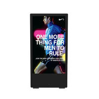 Écran tactile LCD intelligent Android sur pied de 43, 49, 55, 65 pouces, IP65, pour affichage publicitaire numérique en ascenseur, lecteur multimédia IA