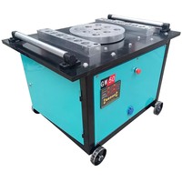 Outils de pliage pour la construction, vente en gros, plieuse semi-automatique en acier au carbone GW40 GW50, plieuse à barres d'armature robuste, moteur 6-45 mm