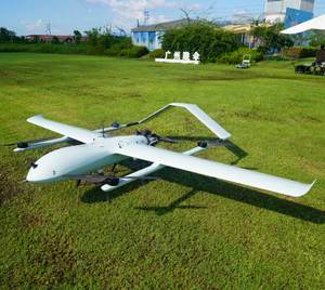 VT150 Hybrid Fixed Wing VTOL UAV Drone 50KG Payload Beginner Remote Control Agriculture Mapping Carbon Fiber Brushless Motor - Product Image 2