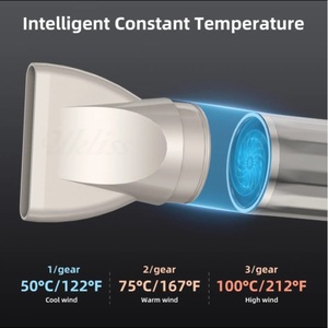 Hair Dryer High Speed Ionic Negative Ion Constant Temperature Hair Care With Concentrator And Diffuser Nozzle Champagne Color - Product Image 4