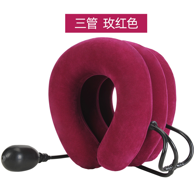 Capuchon à trois tubes bleu interrupteur rose rouge