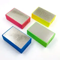 Disques de ponçage en diamant pour polissage manuel 95mmx58mm, rectangulaires, pour ébavurage de carreaux, verre, pierre, marbre, céramique