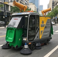 Balayeuse électrique SW-BR 230/240 R 4W avec cabine fermée pour le nettoyage de la poussière des rues municipales