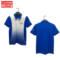 Individuell Bedrucktes Poly-Spandex Schnelltrocknendes Kurzarm-Poloshirt für Herren Mikrofaser Barbados Damen Stilvolles Polo-Shirt